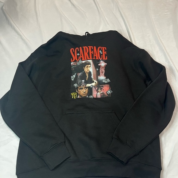 Hybrid Apparel Black Scarface Hoodie - Picture 1 of 4